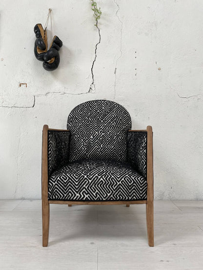 Art Deco style vintage armchair